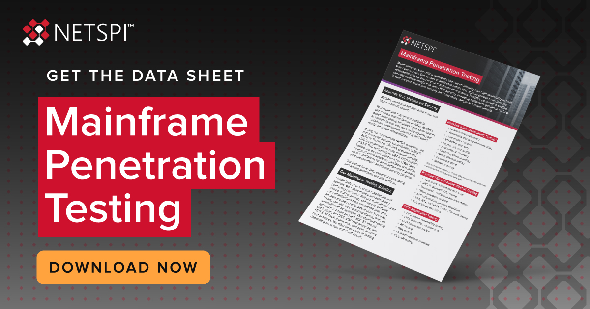 Mainframe Penetration Testing 