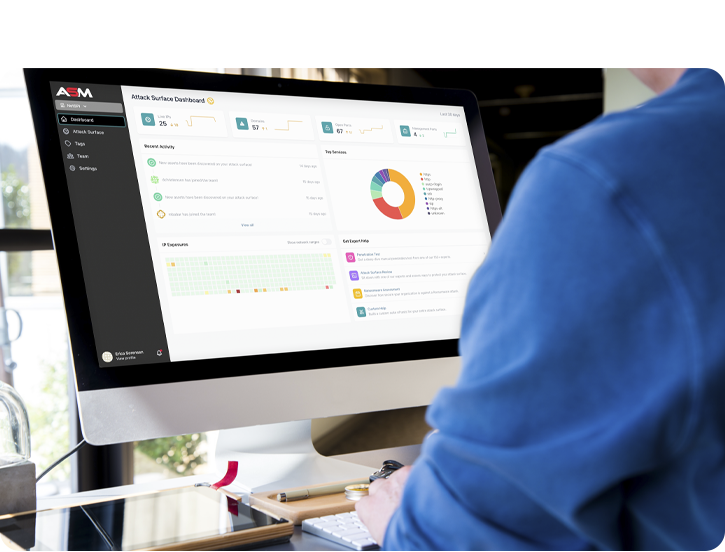 Attack Surface Management Platform on Man's Computer