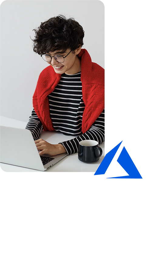 Azure Cloud Pentesting Professional Working on Laptop