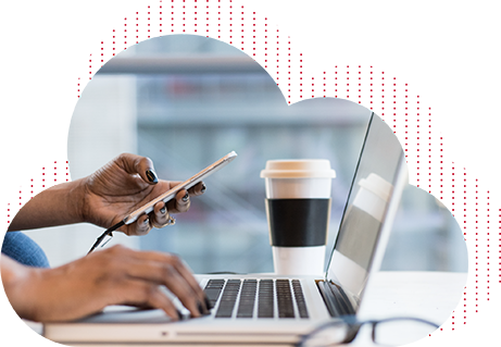 Person at Computer Doing Cloud Penetration Testing